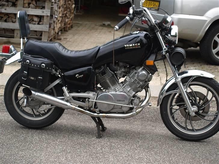 Yamaha virago - som den så ud da jeg lige havde fået den hjem billede 1