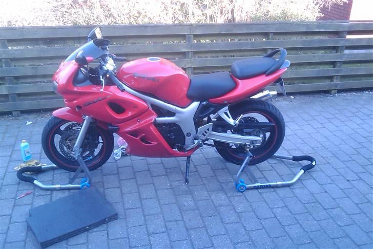 Suzuki SV650s - Blev sku meget godt med de rim stripes faktisk nemt nok  billede 4