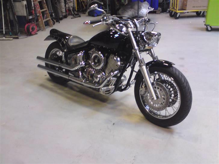 Yamaha XVS 1100 Drag Star - Næsten som hun blev købt i Januar. billede 20