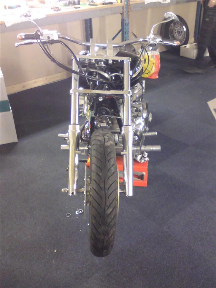 Yamaha XVS 1100 Drag Star - Ny gaffelbro er ved at blive bygget på billede 17