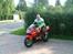 Kawasaki ZX-9R  - Hjem fra Knutstorp anden gang. Rigtig jakke men en alt for lille og forkert mc. 