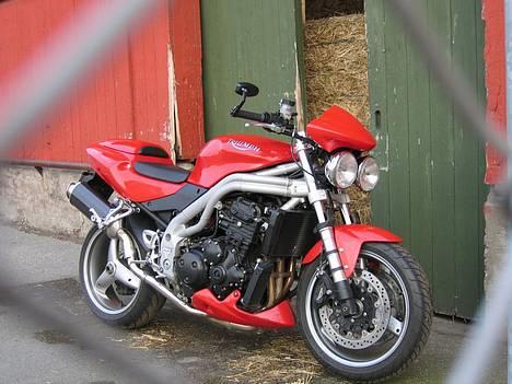 Triumph Speed Triple (SOLGT) - I wire og ramme? ;-) ......Foto: An billede 1