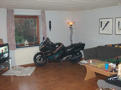 Honda cbr 1000f  *solgt* - jo jo her kan min lille schatze jo fint tilbringe vinteren varmt og godt he he billede 3
