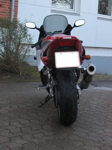 Yamaha Thunderace - forhøjet kåbeglas, man er vel 190 cm billede 6