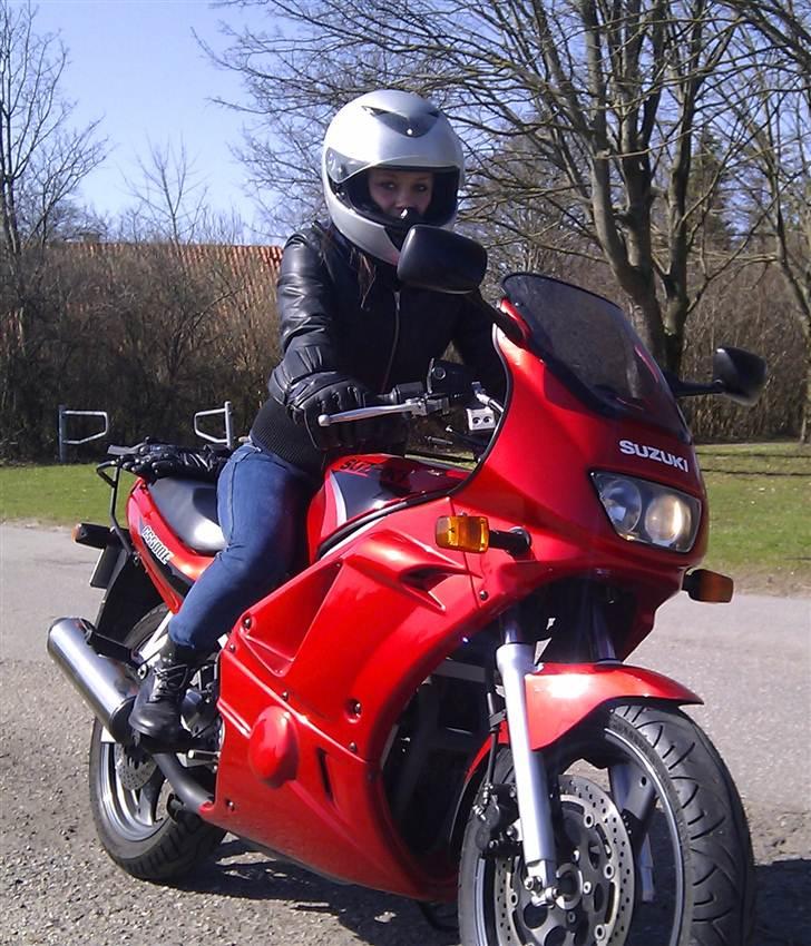 Suzuki GS500E - Datteren kan også godt lide at køre mc billede 11