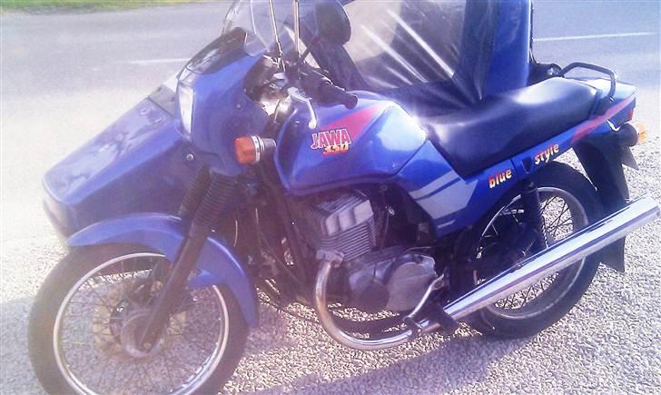 Jawa 350 Blue style "solgt" billede 1