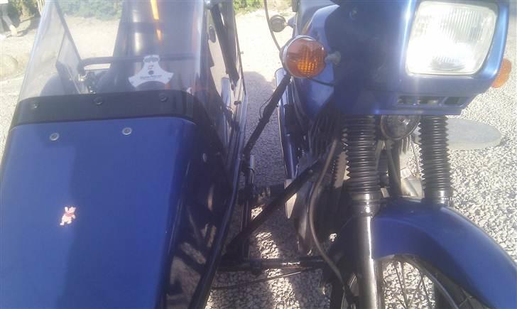 Jawa 350 Blue style "solgt" billede 3