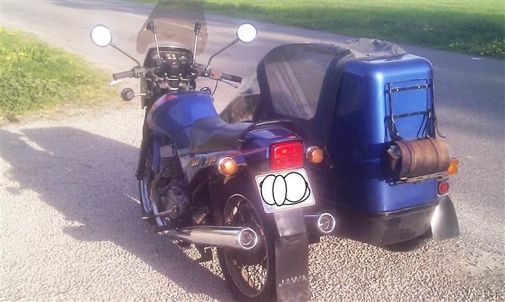 Jawa 350 Blue style "solgt" billede 5