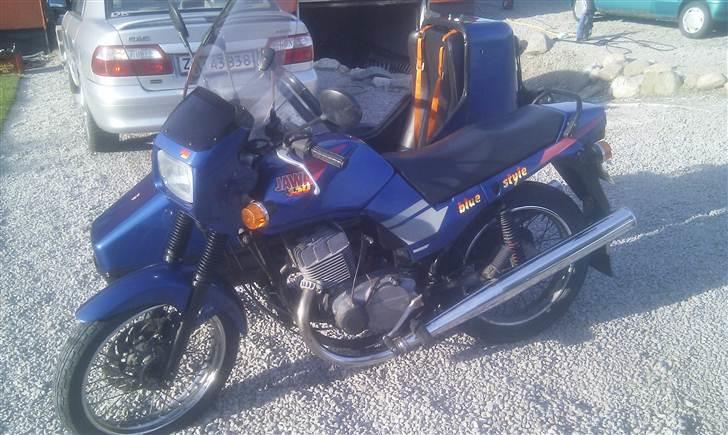 Jawa 350 Blue style "solgt" billede 10