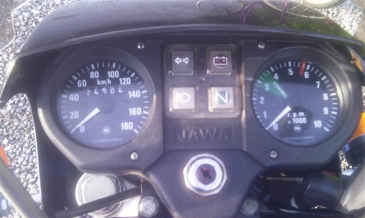 Jawa 350 Blue style "solgt" billede 11