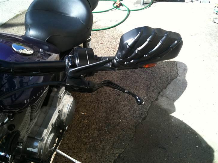 Harley Davidson XL1200 Evo. - Mine nye spejle, fede ik´  billede 16