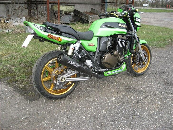 Kawasaki zrx 1200 r "SOLGT" :-( billede 3