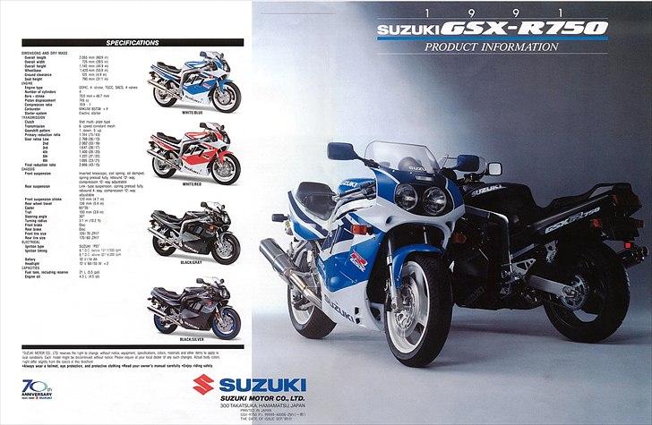 Suzuki gsx-r 750 billede 10