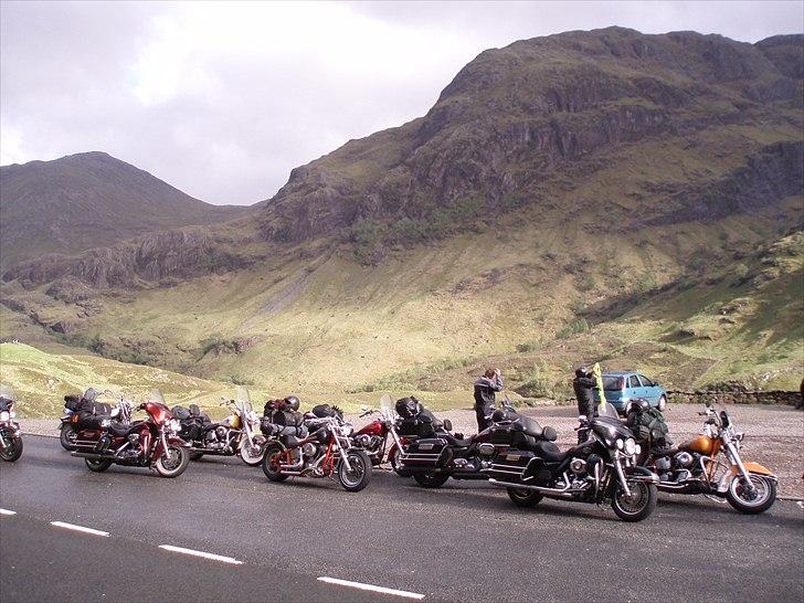 Harley Davidson Duo Glide - Glencoe Mountain Skotland 2011  billede 13