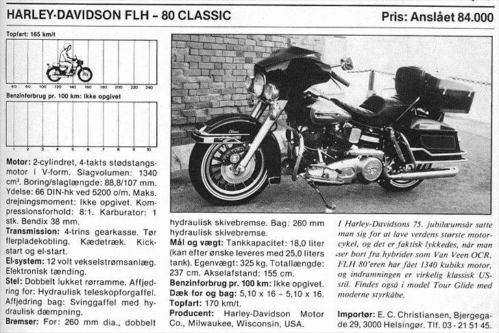 Harley Davidson FLH 1340 Classic billede 16