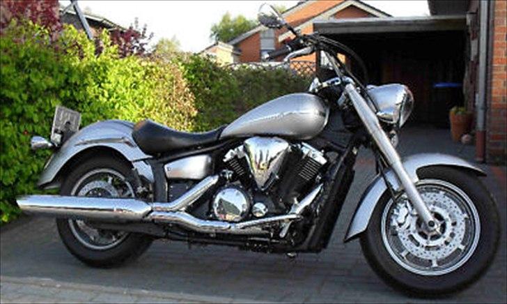 Yamaha XVS 1300 Midnight Star Custom - Som den så ud da jeg hentede den i 2010 billede 19