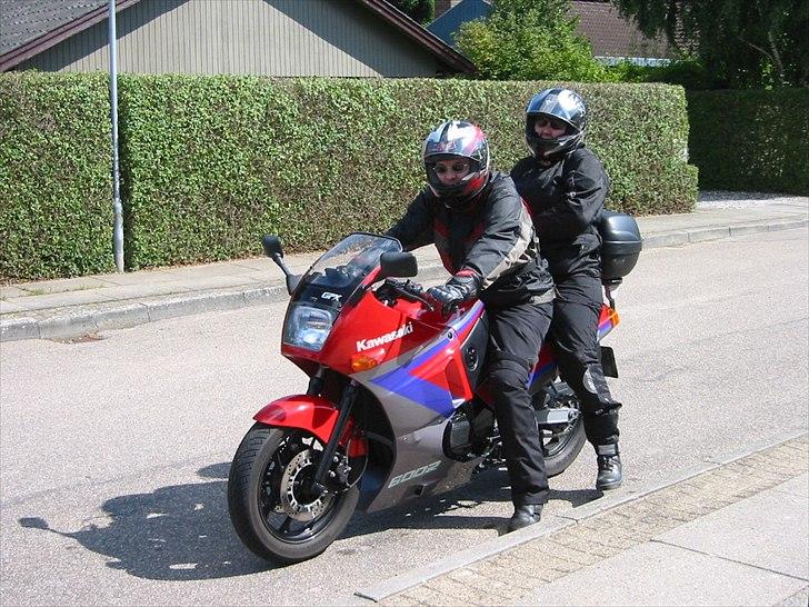 Kawasaki GPX 600R - Cyklen som den så ud da jeg købte den i 2001 billede 16
