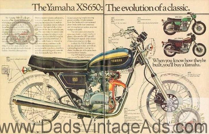 Yamaha xs 650 (BOBBER) - Oprindelig xs 650 1977 billede 12