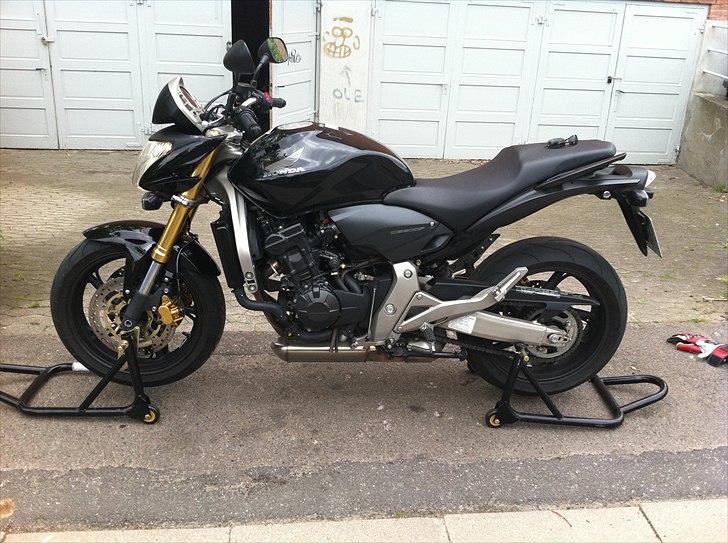 Honda CB600 Hornet - Jeg begynder stille og roligt at kunne forstå og lide udseendet på min mc. Havde dog håbet på en totalskade.. billede 10