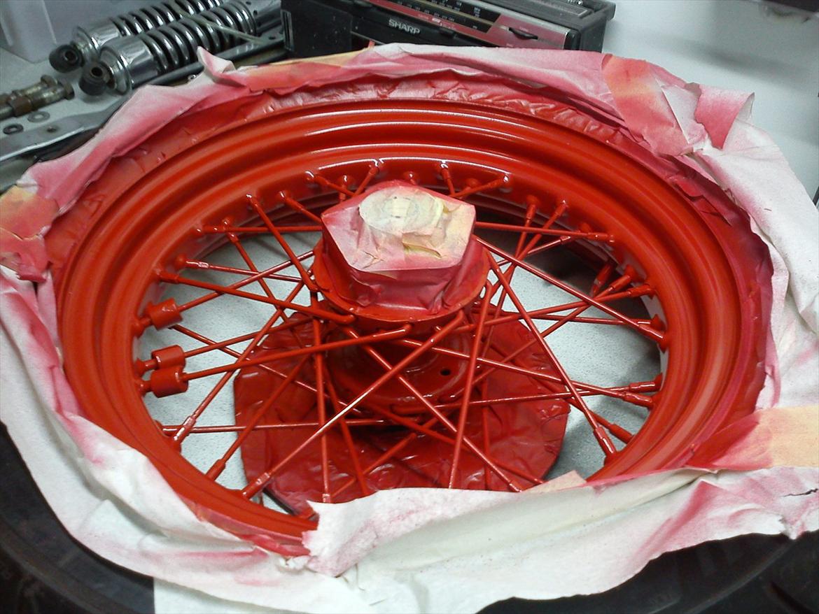 Harley Davidson 1200 FXE Superglide - Toiletpapir kan bruges til meget :-) billede 12