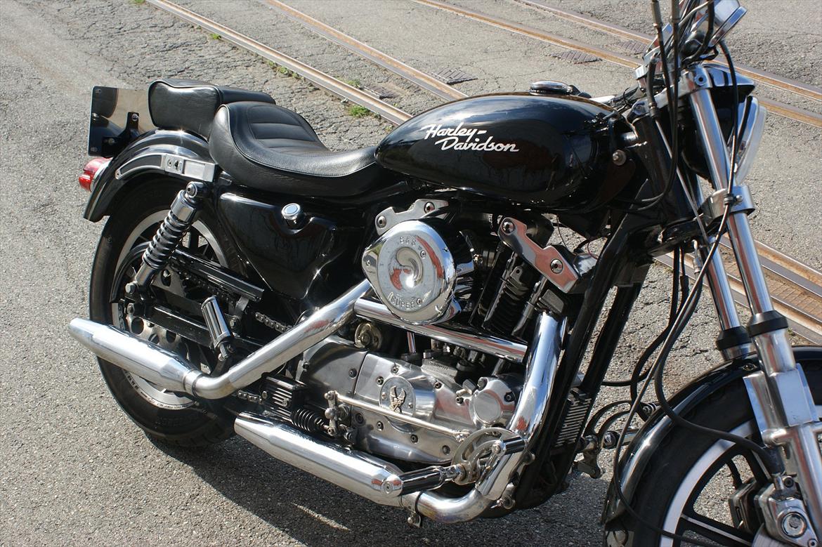 Harley Davidson Sportster XLS Iron Tidligere - Bliver godt med et par korte sorte rør... billede 9