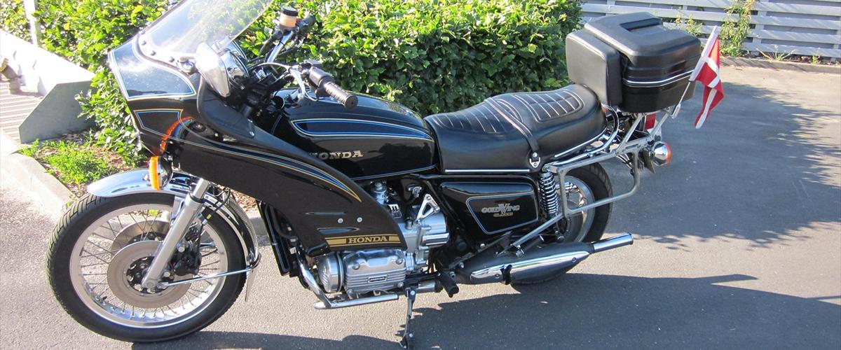 Honda Goldwing GL 1000 solgt - 1977 - S lges da jeg er 