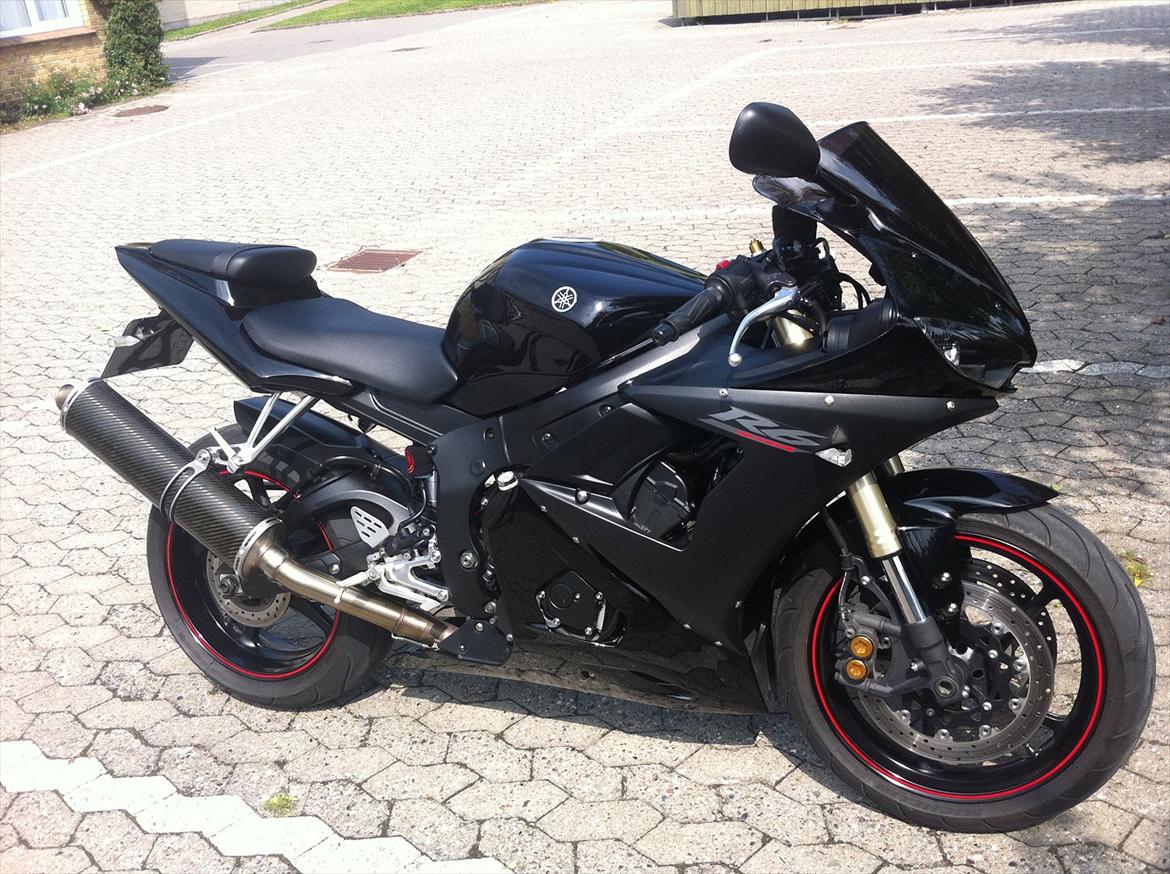 Yamaha YZF - R6 - Billedet taget ned ved sælger, og inden der kom et andet udstødning på. billede 8
