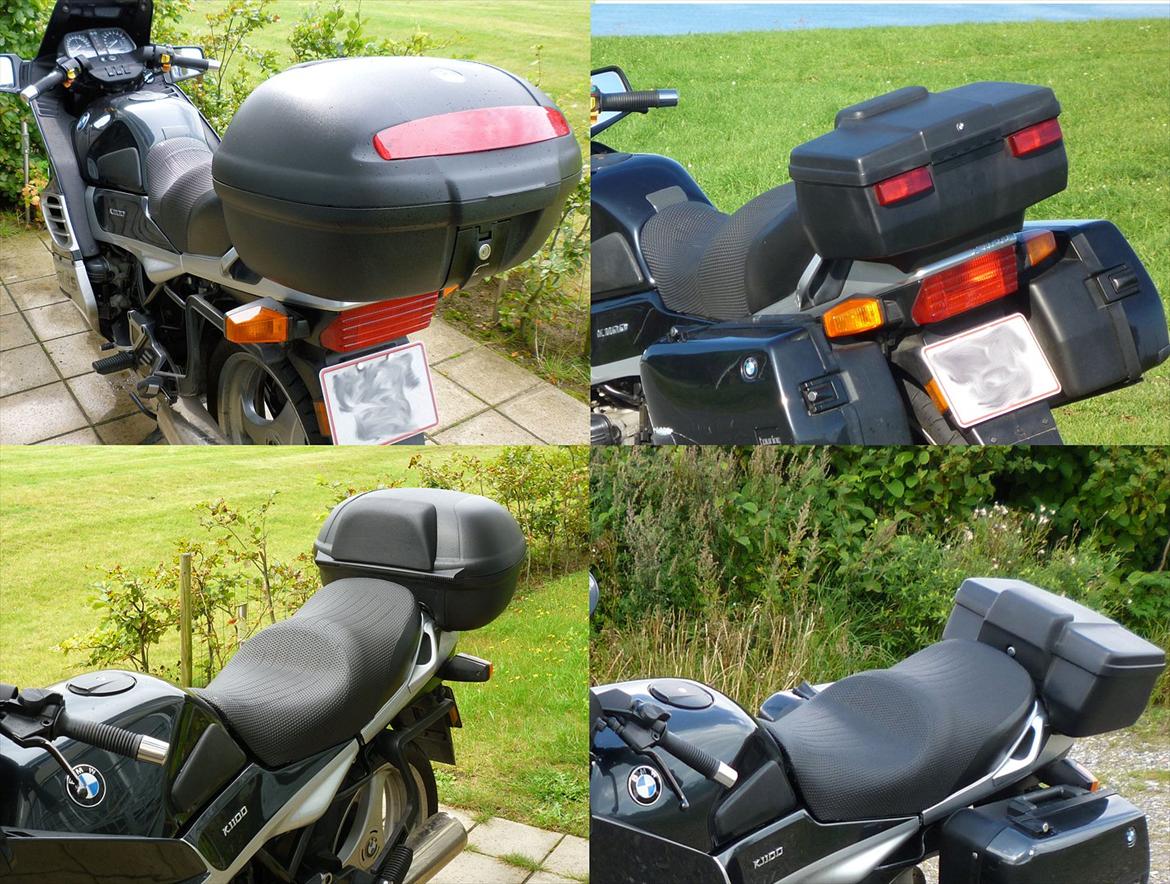 BMW K 1100 RS - Totalskadet :-( - Den nye topbox er noget mere rummelig end den originale. billede 7