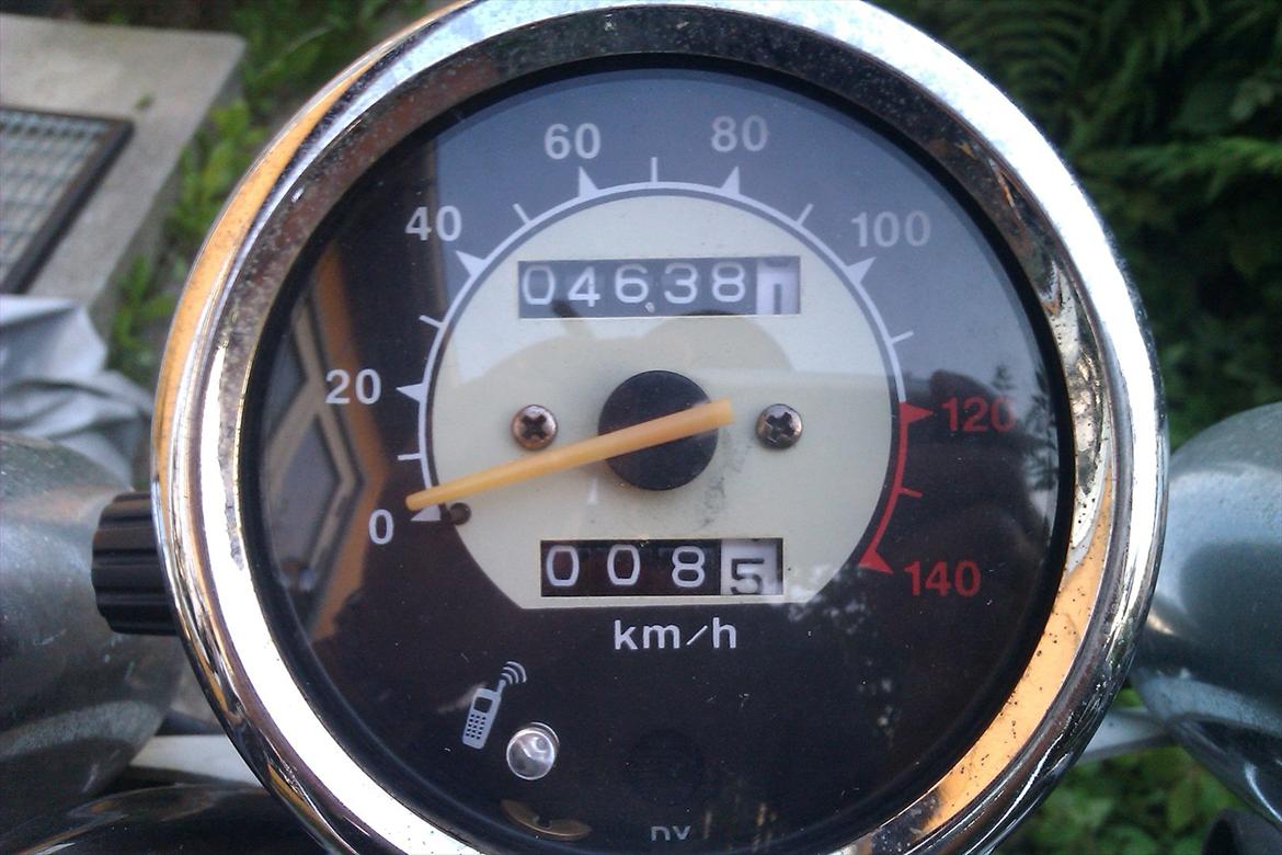 Lifan Chituma CTM 250-3 - Fantastisk speedometer - med rødt felt .. gad vide, om den nogen sinde kommer derop..??!? billede 9