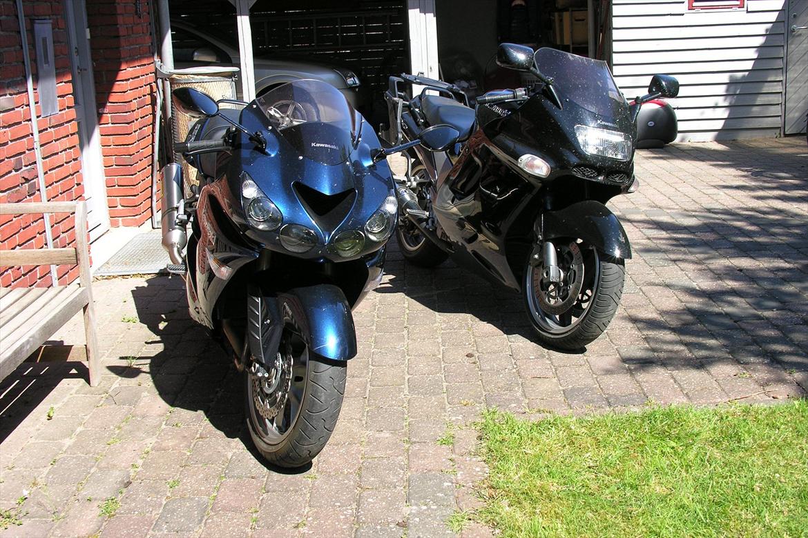 Kawasaki ZZR 1400 - Bemærk under kåbe beskadiget kørt rådyr ned da jeg hentede den ved sælger billede 4