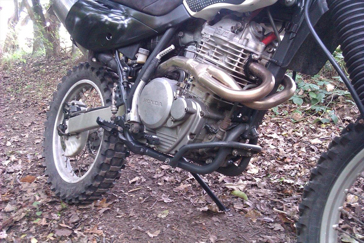 Honda XR 600 - Rustfri oversize forrør fra ABP.! billede 5