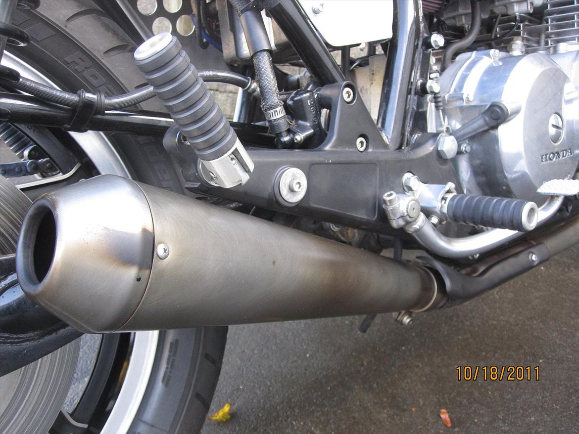 Honda CB 750 DOHC FA - honda CB 750 DOHC caferacer -Tarozzi fodhvilere og Magatron exhaust billede 15