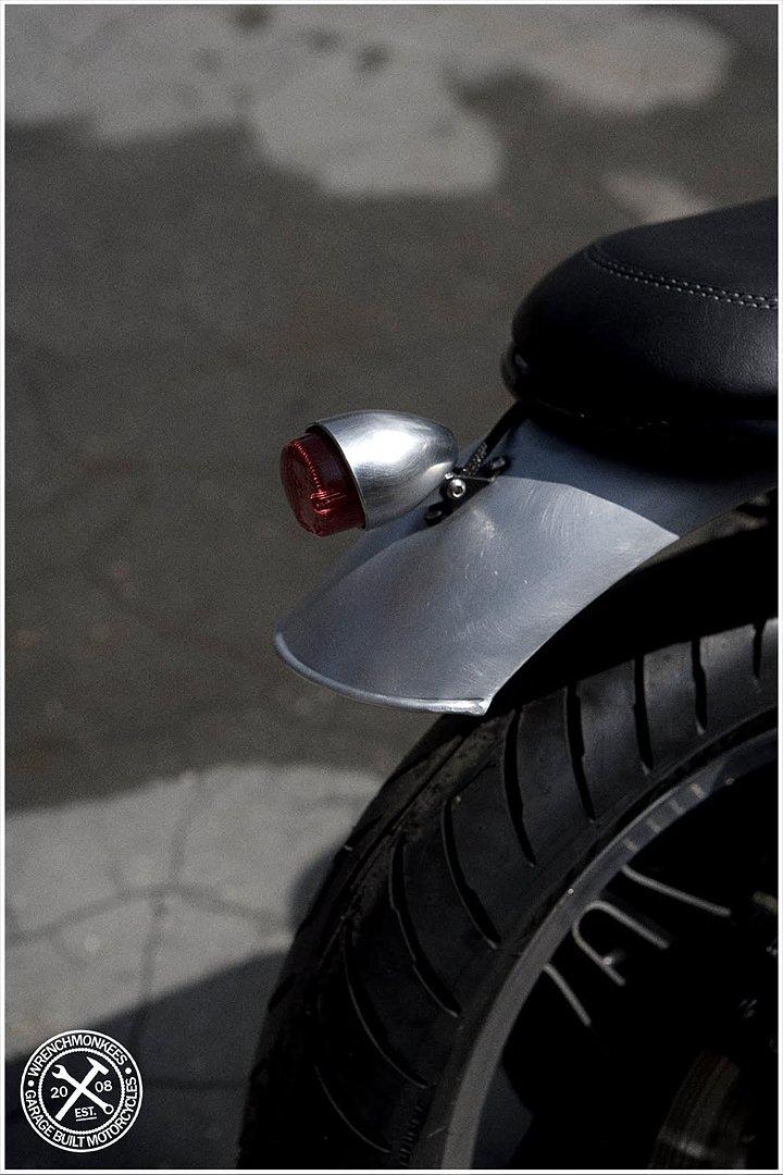 Honda CB 750 DOHC FA - Honda CB 750 DOHC caferacer - Bagende detalje billede 17