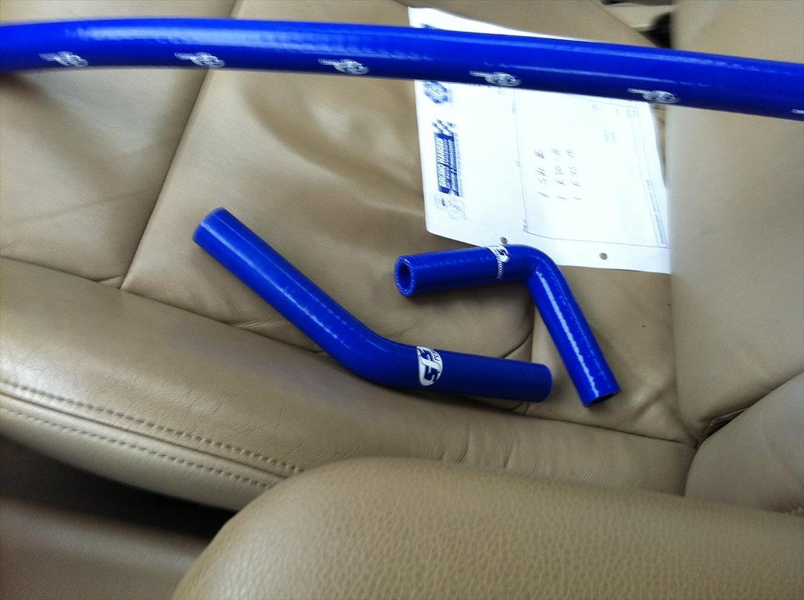 TM Racing 144cc - Blå silikone slanger. billede 3