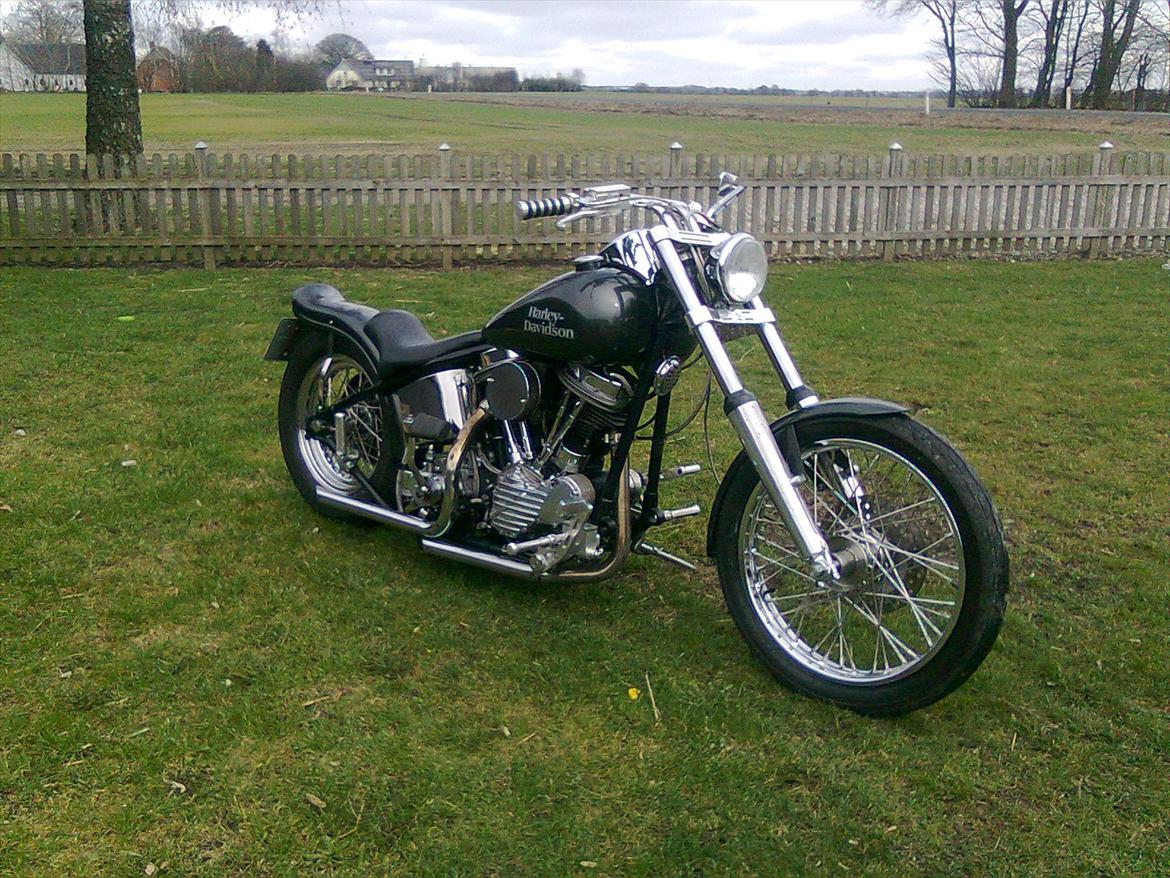 Harley Davidson 1200 panhead stivstil billede 1