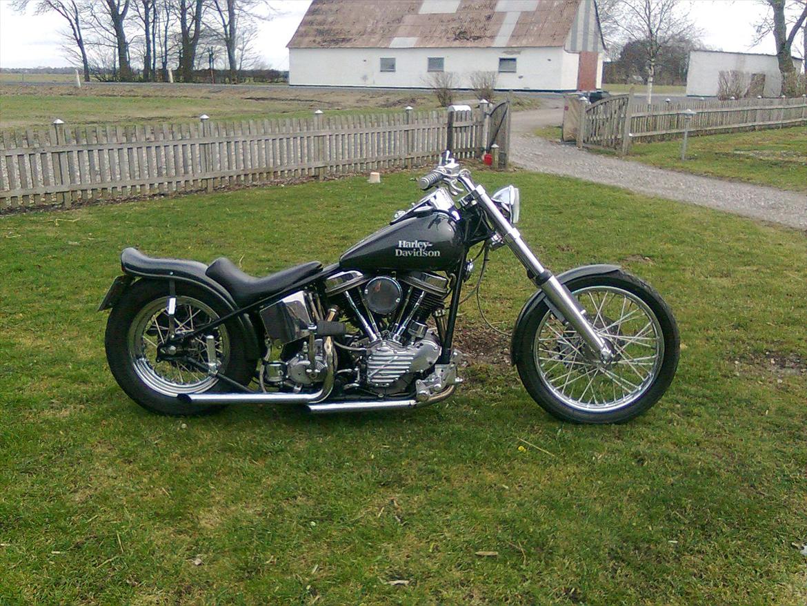 Harley Davidson 1200 panhead stivstil billede 2