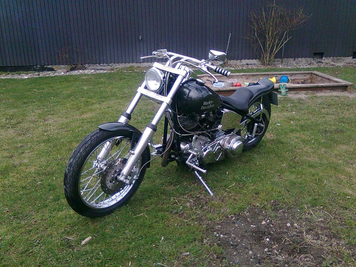 Harley Davidson 1200 panhead stivstil billede 3