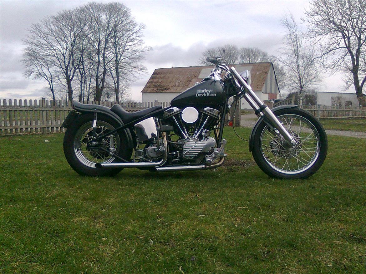 Harley Davidson 1200 panhead stivstil billede 5