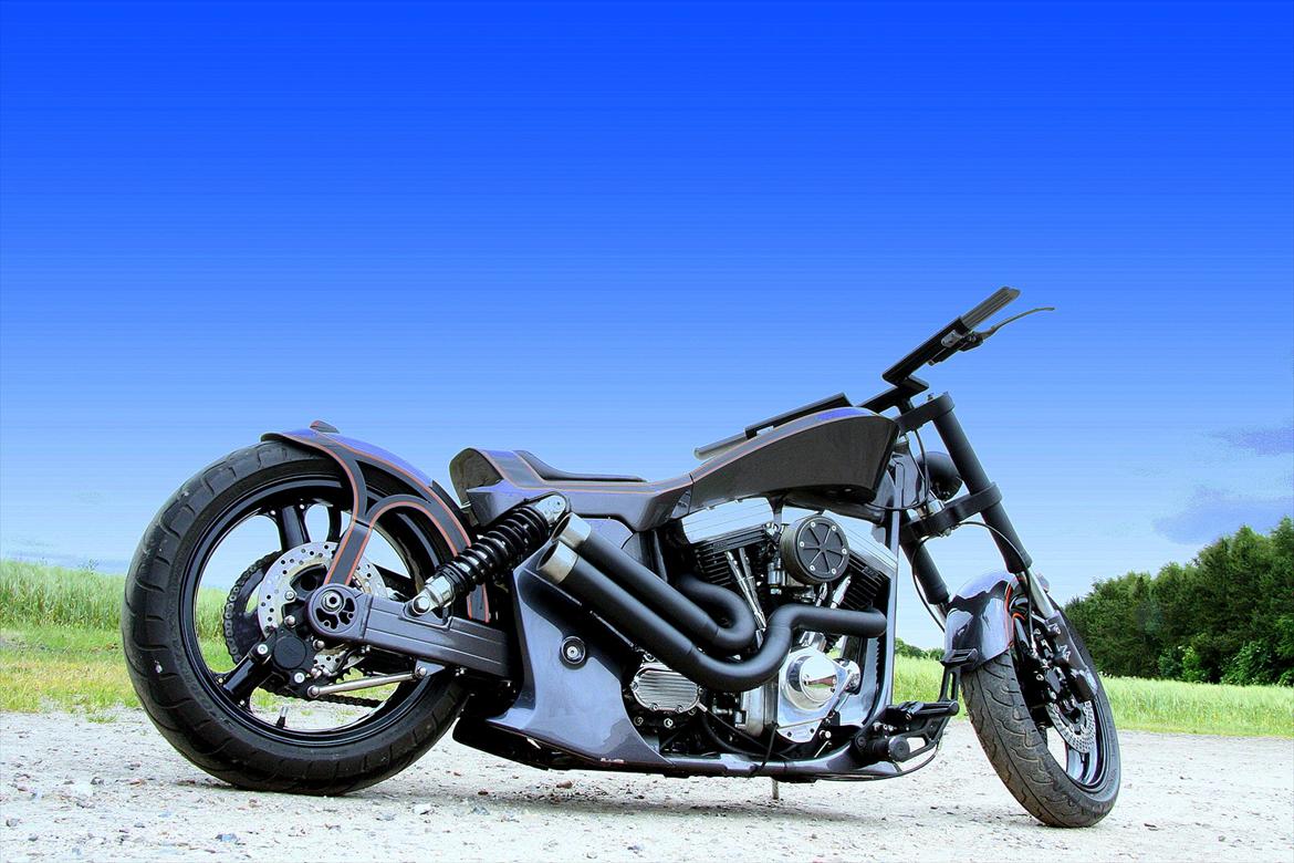 Harley Davidson The black beast billede 2