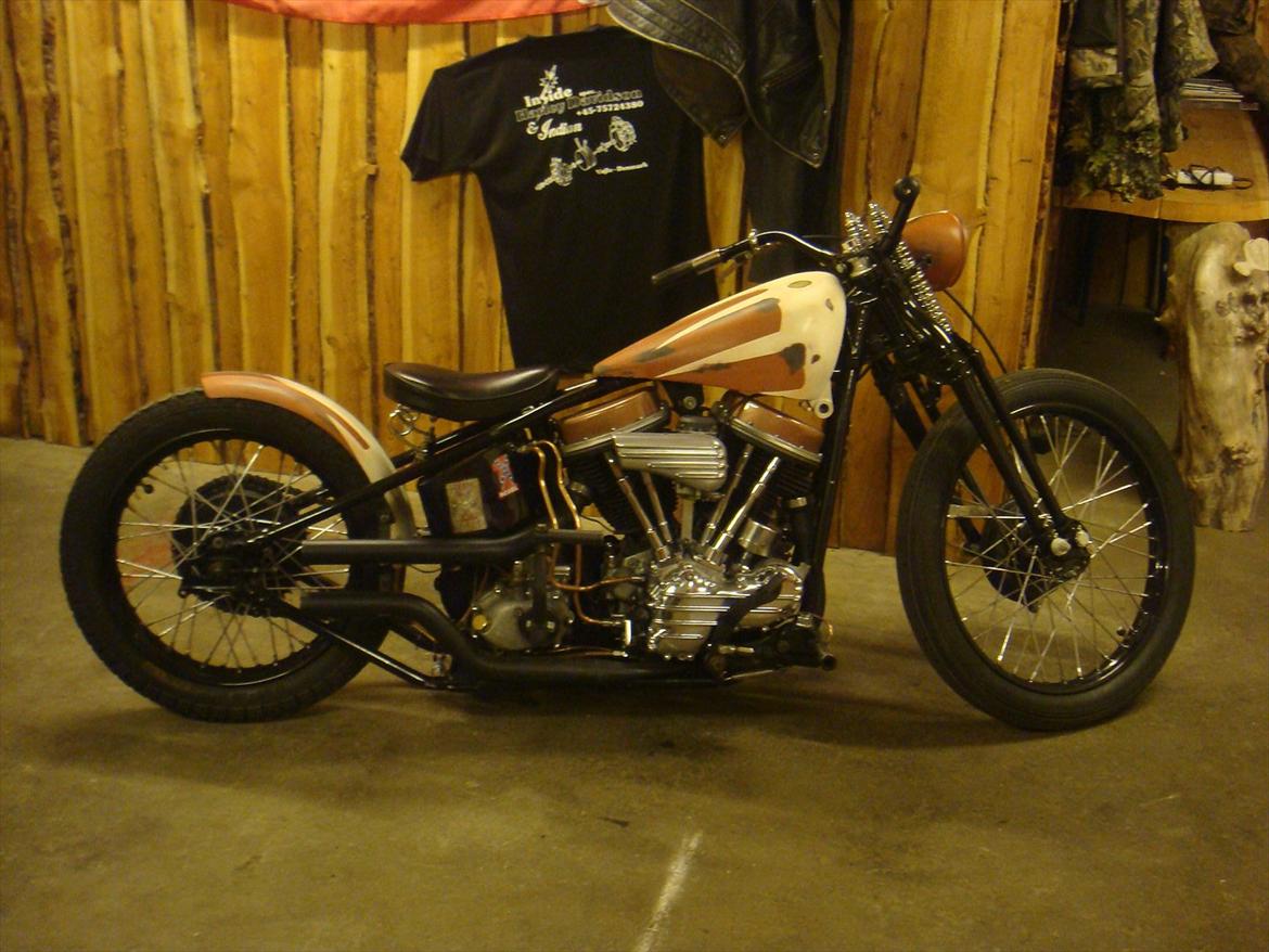 Harley Davidson PanHead Bobber - Der er lidt forskellige stumper på vej hjem fra USA som skal monteres  billeder kommer senere. billede 4