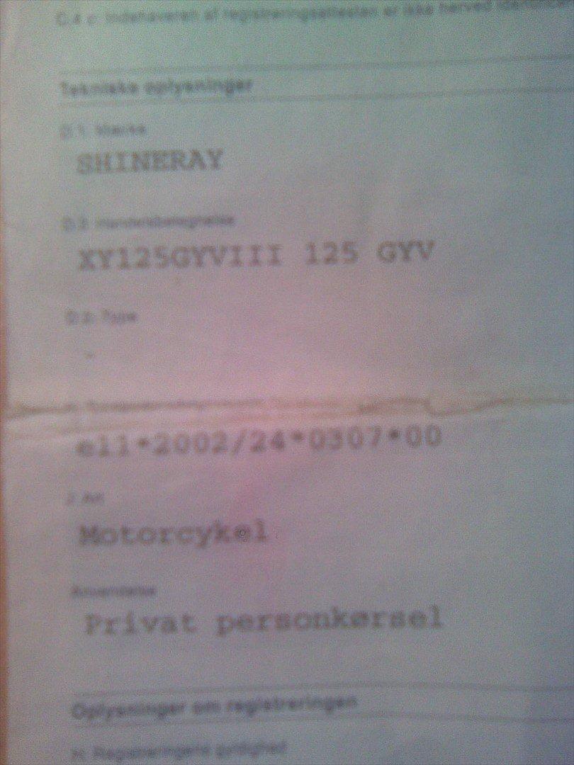 Shineray Thumpstar 125ccm billede 14