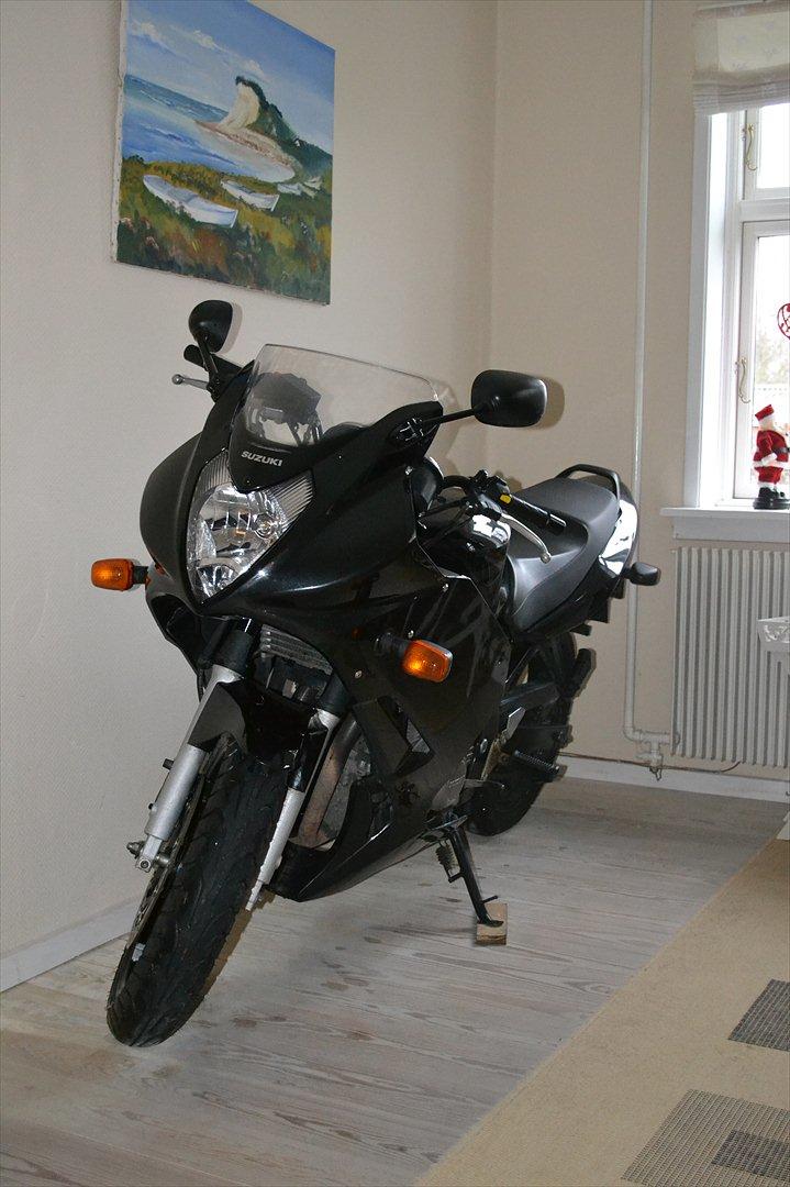 Suzuki GS 500 F - Bestemt det flotteste møbel i huset :D billede 1