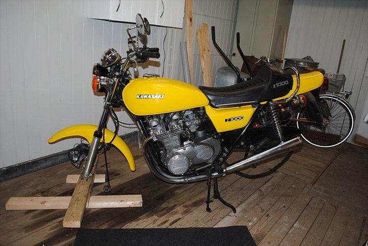 Kawasaki z1000 - Cyklen inden jeg gik igang med renoveringen. billede 8