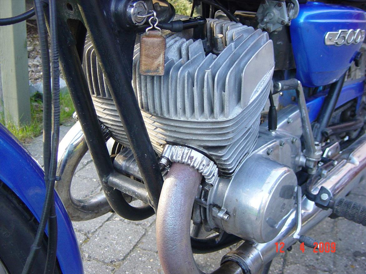 Suzuki T500 R Titan - Old-school montering af tændingslås.  billede 20