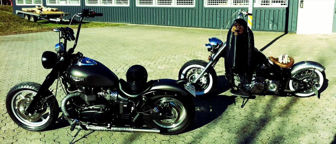 Triumph Speedmaster Bobber - 2. marts - 1. tur sæson 2012 :)  billede 1