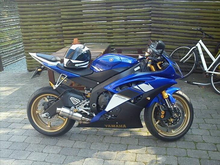 Yamaha R6 - Sådan så den ud i sommeren 2011 da jeg købte den.. billede 1