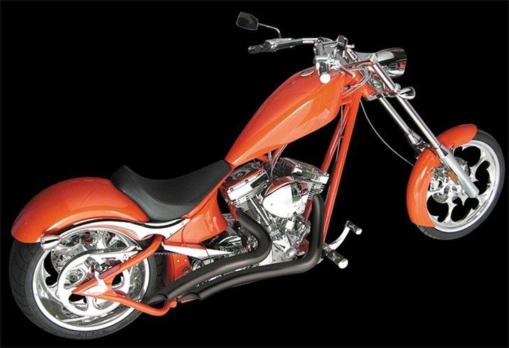 Harley Davidson Softail Custom "BULLDOG" - Tror det bliver det her sorte udstødning.. billede 9