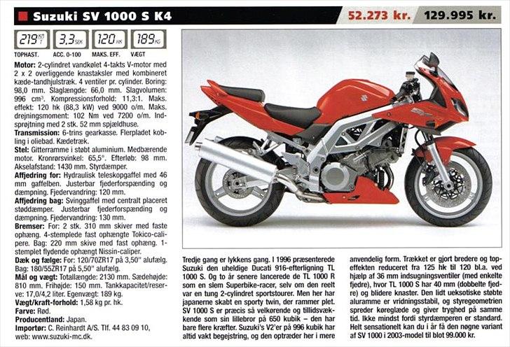 Suzuki SV 1000 S billede 11