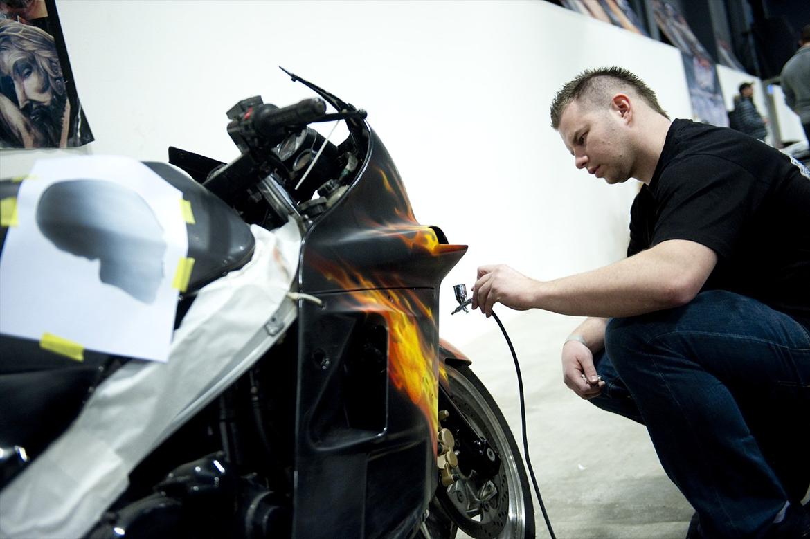 Kawasaki ZX10 - Airbrush i Fredericia billede 4