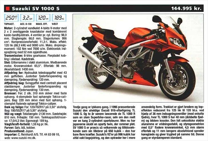 Suzuki SV 1000 S billede 10